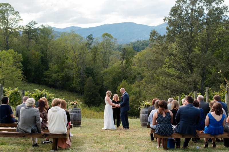 A Romantic North Carolina Vineyard Wedding via TheELD.com