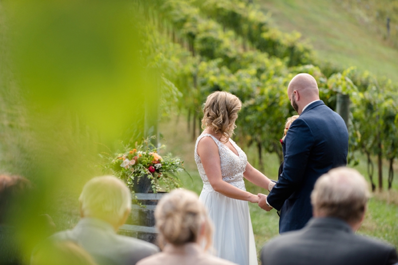 A Romantic North Carolina Vineyard Wedding via TheELD.com