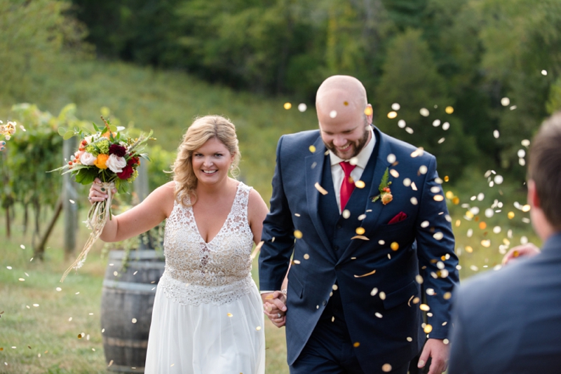 A Romantic North Carolina Vineyard Wedding via TheELD.com