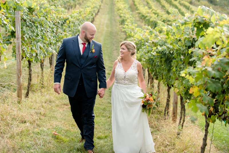 A Romantic North Carolina Vineyard Wedding via TheELD.com