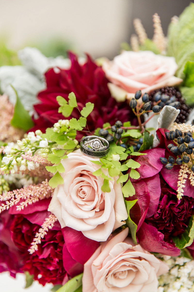 Rustic Vintage Blush & Red California Wedding via TheELD.com