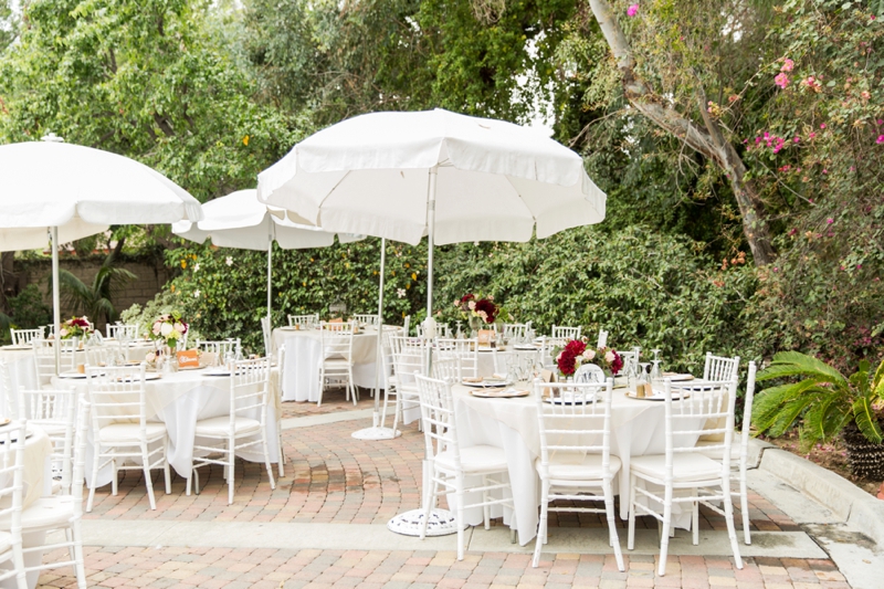 Rustic Vintage Blush & Red California Wedding via TheELD.com