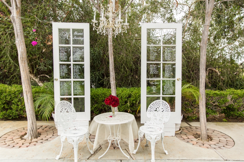 Rustic Vintage Blush & Red California Wedding via TheELD.com