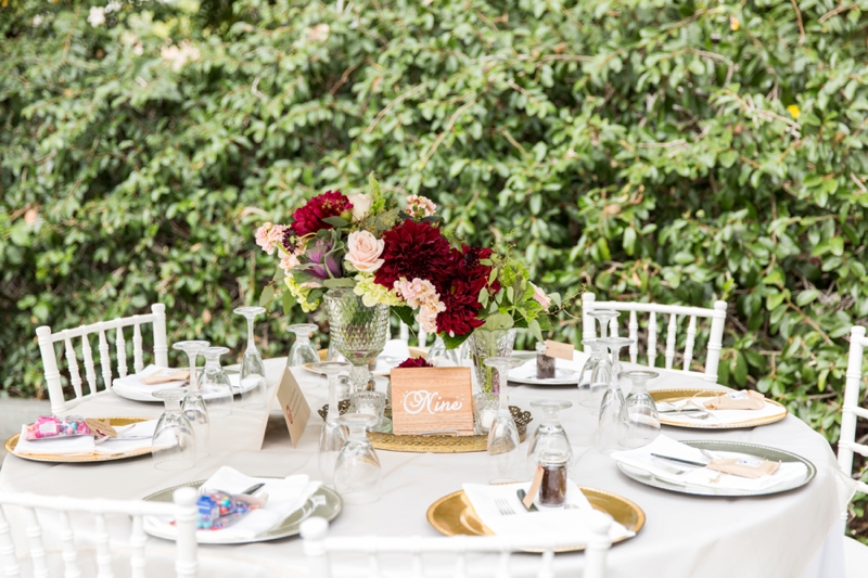 Rustic Vintage Blush & Red California Wedding via TheELD.com