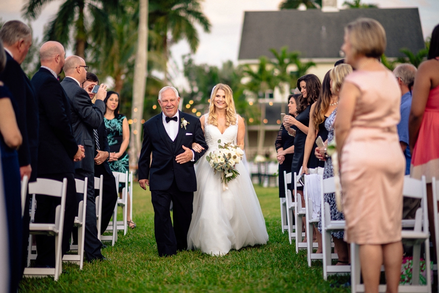 Champagne and Blush Fort Myers Wedding via TheELD.com