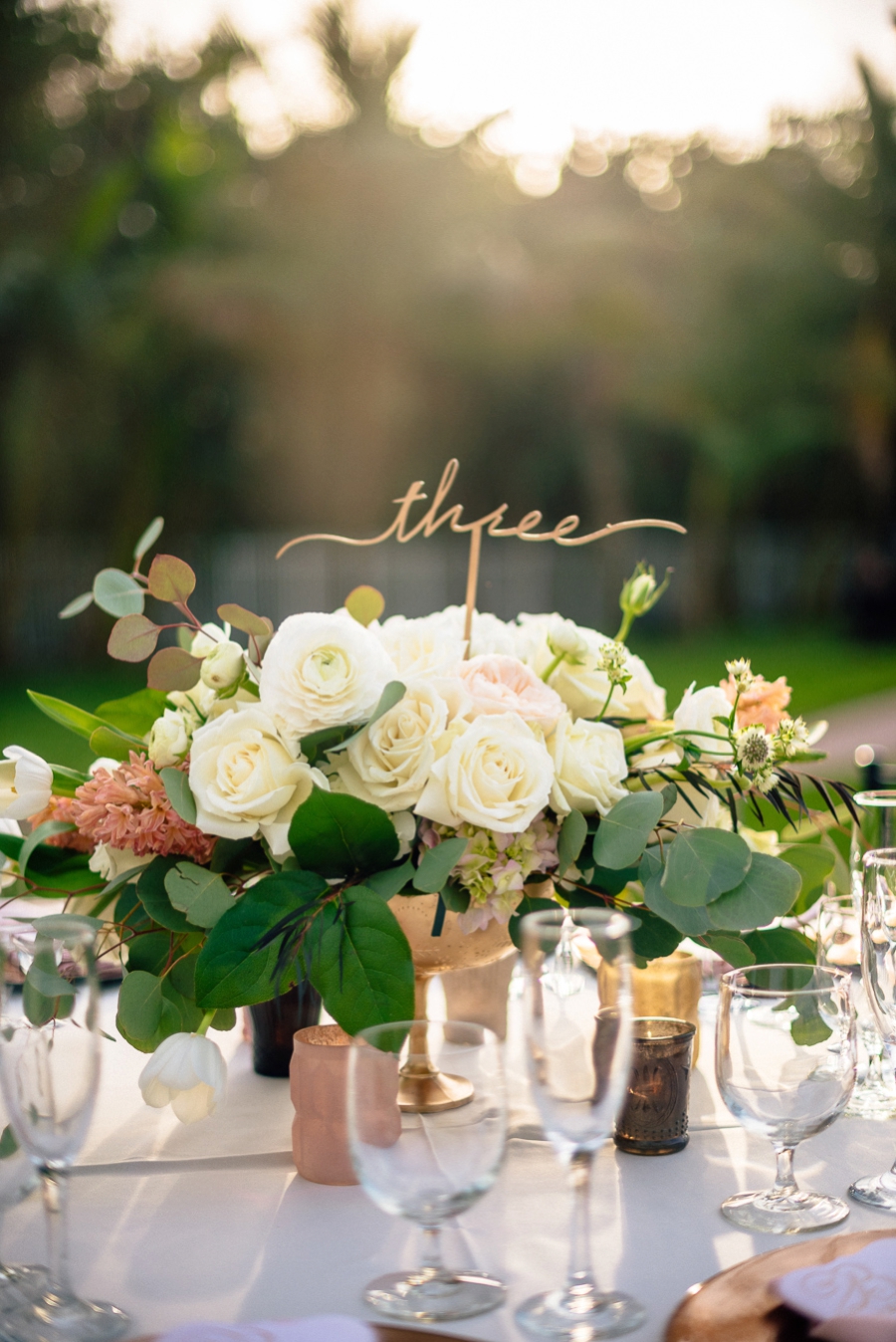 Champagne and Blush Fort Myers Wedding via TheELD.com