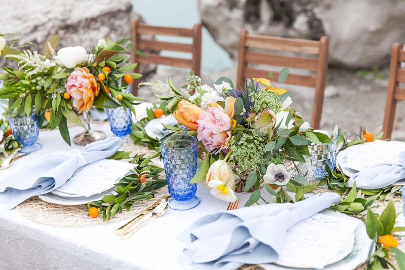 Romantic Mediterranean Inspired Wedding Ideas via TheELD.com