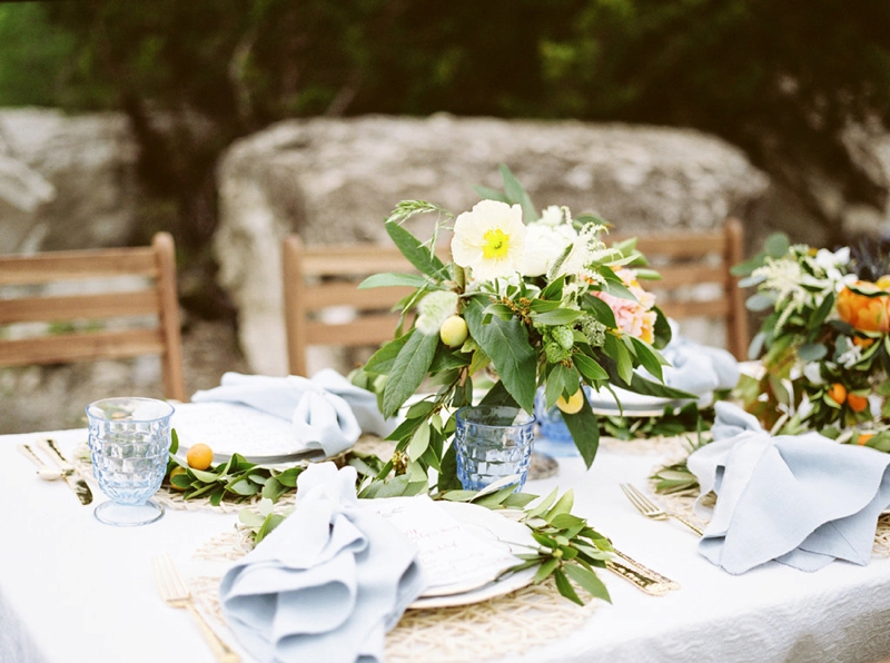 Romantic Mediterranean Inspired Wedding Ideas via TheELD.com