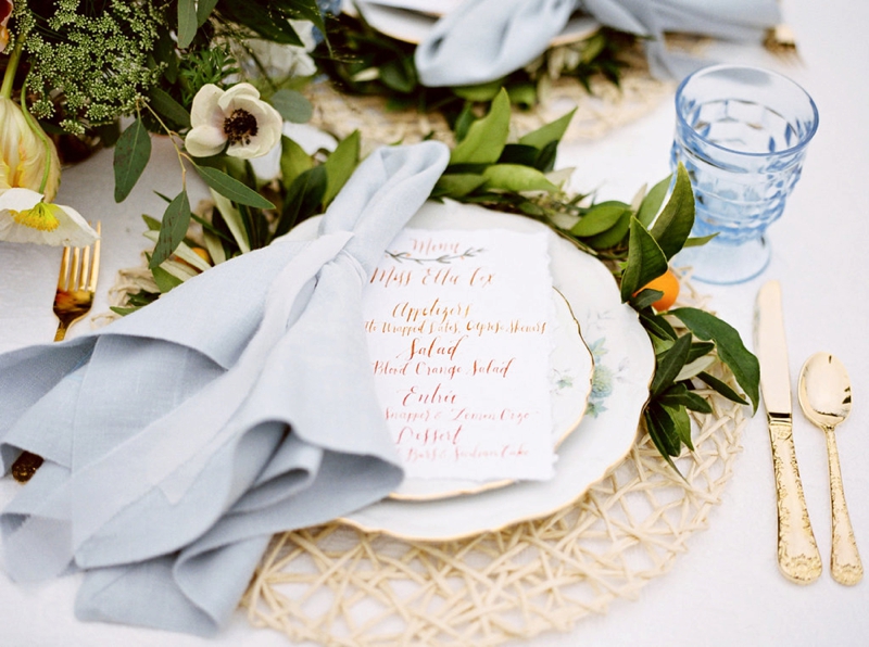 Romantic Mediterranean Inspired Wedding Ideas via TheELD.com