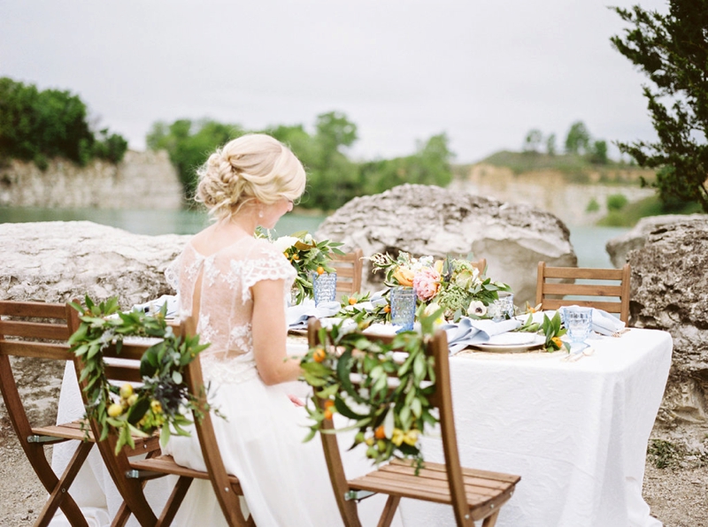 Romantic Mediterranean Inspired Wedding Ideas via TheELD.com