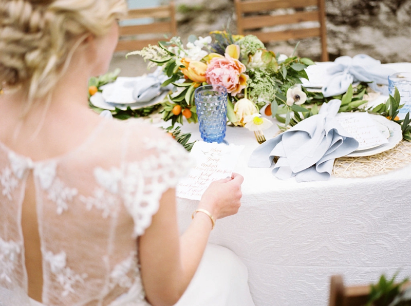 Romantic Mediterranean Inspired Wedding Ideas via TheELD.com