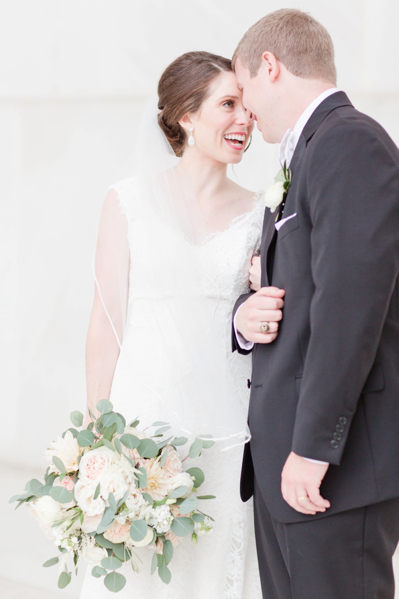 Elegant Blush Georgetown Wedding via TheELD.com