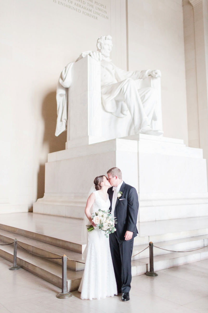 Elegant Blush Georgetown Wedding via TheELD.com