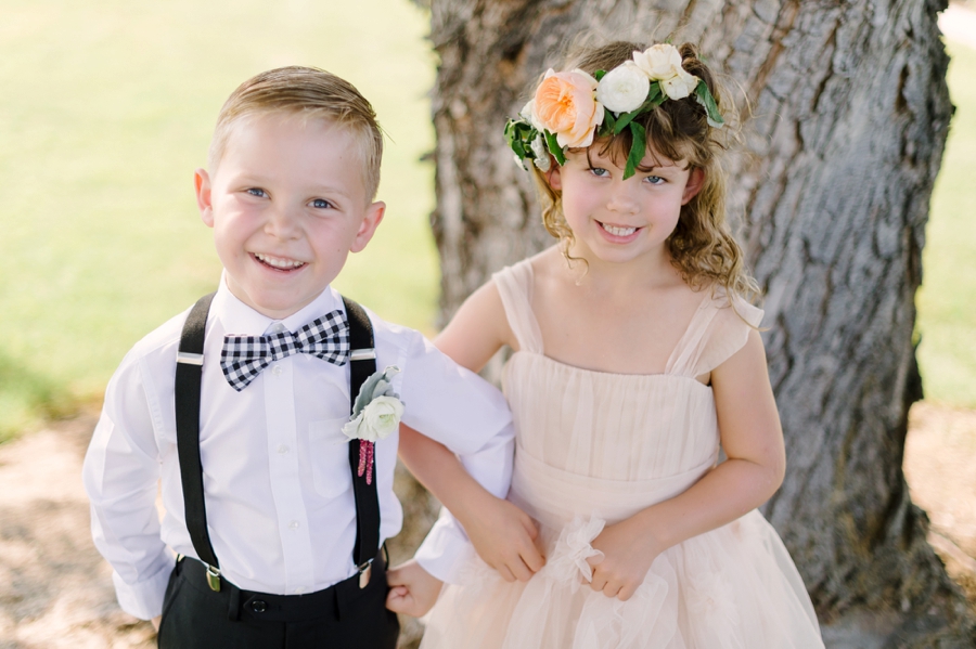 Elegant Blush & Red Farm Wedding via TheELD.com