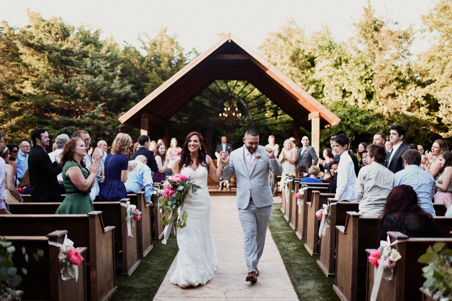 Pink & Peach Rustic Dallas Wedding via TheELD.com