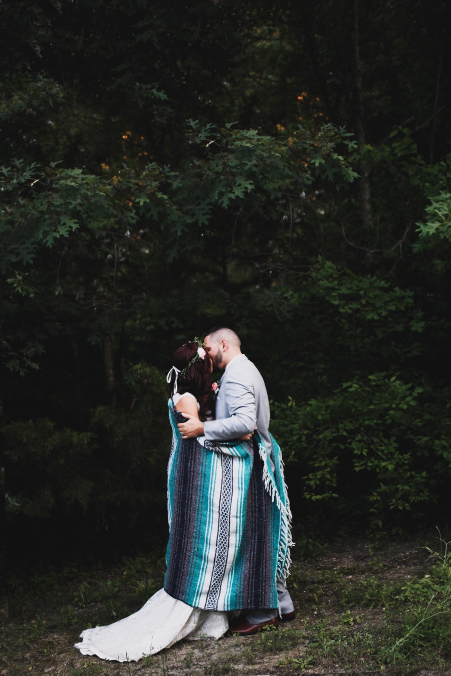 Pink & Peach Rustic Dallas Wedding via TheELD.com