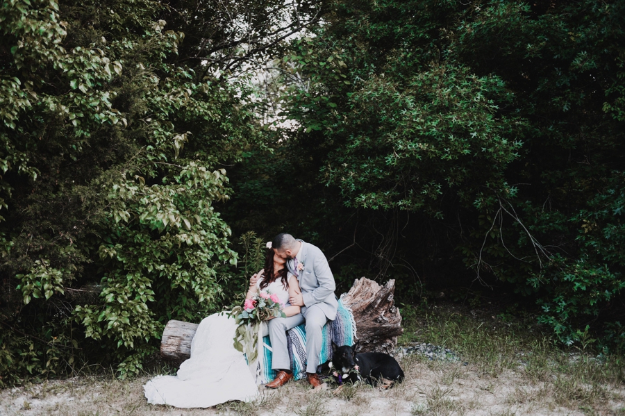 Pink & Peach Rustic Dallas Wedding via TheELD.com