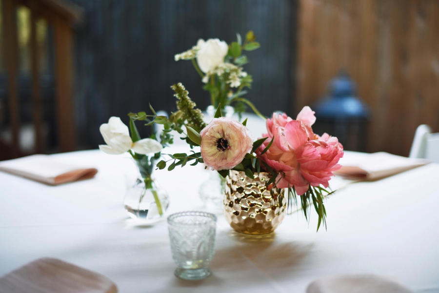 Pink & Peach Rustic Dallas Wedding via TheELD.com