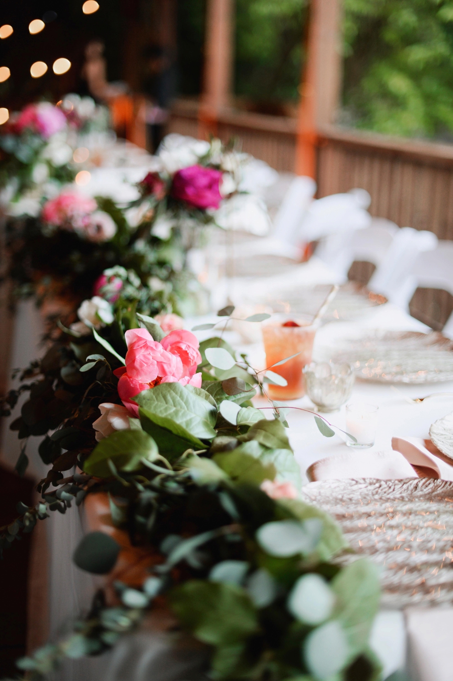 Pink & Peach Rustic Dallas Wedding via TheELD.com