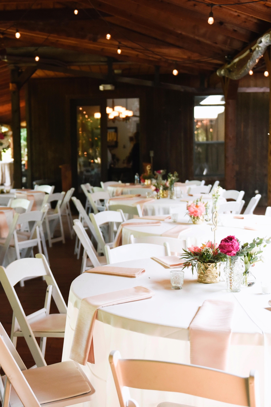 Pink & Peach Rustic Dallas Wedding via TheELD.com