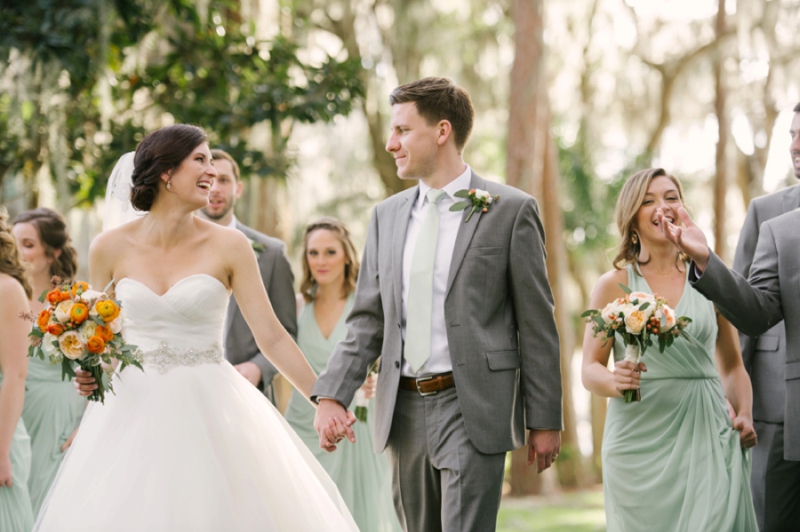 Old Florida Inspired Wedding in Winter Park via TheELD.com