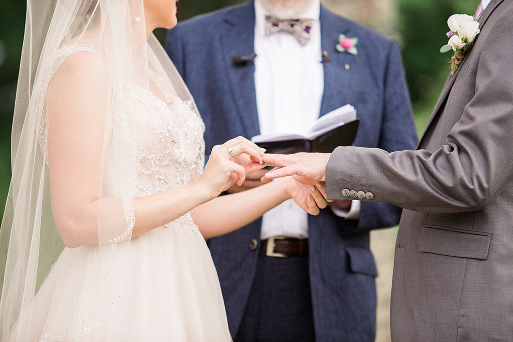 Romantic Pink and Lavender Alabama Wedding via TheELD.com