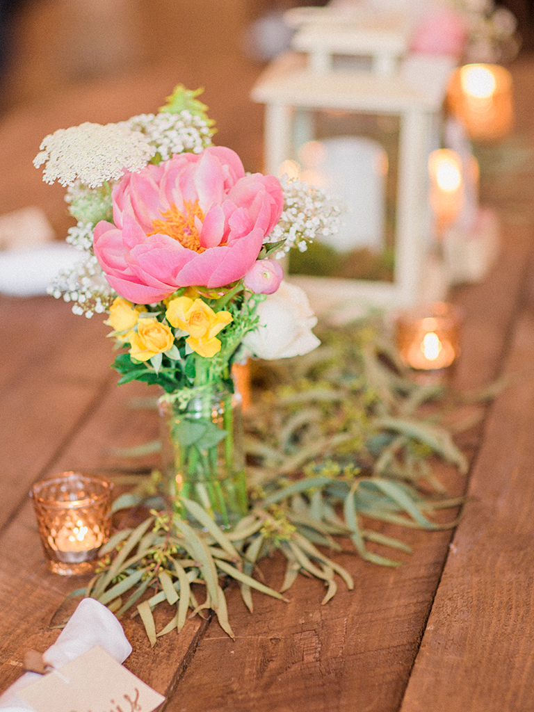 Romantic Pink and Lavender Alabama Wedding via TheELD.com