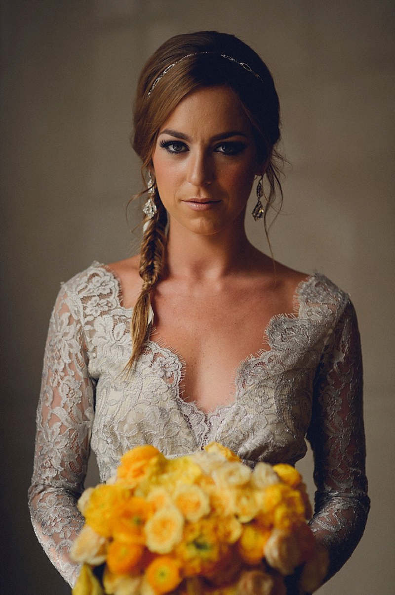 Elegant, Eclectic Yellow and Blue Wedding Ideas via TheELD.com