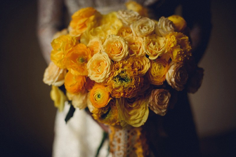 Elegant, Eclectic Yellow and Blue Wedding Ideas via TheELD.com