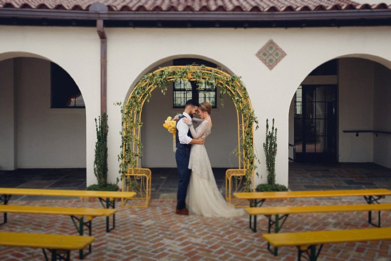 Elegant, Eclectic Yellow and Blue Wedding Ideas via TheELD.com