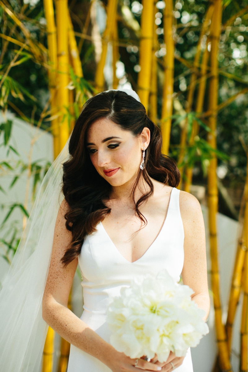 Modern Elegant Palm Beach Wedding via TheELD.com