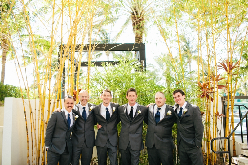 Modern Elegant Palm Beach Wedding via TheELD.com