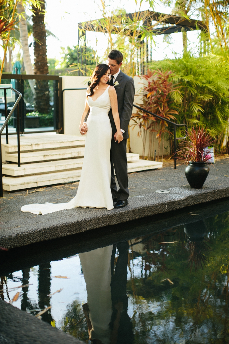 Modern Elegant Palm Beach Wedding via TheELD.com