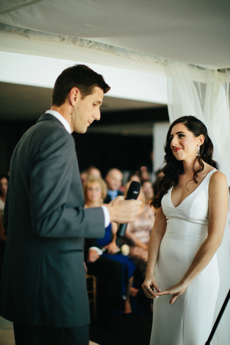 Modern Elegant Palm Beach Wedding via TheELD.com