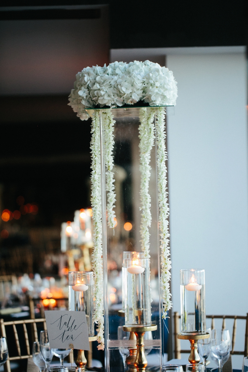 Modern Elegant Palm Beach Wedding via TheELD.com