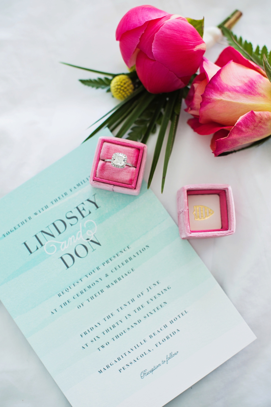 Colorful Caribbean Inspired Destination Wedding via TheELD.com