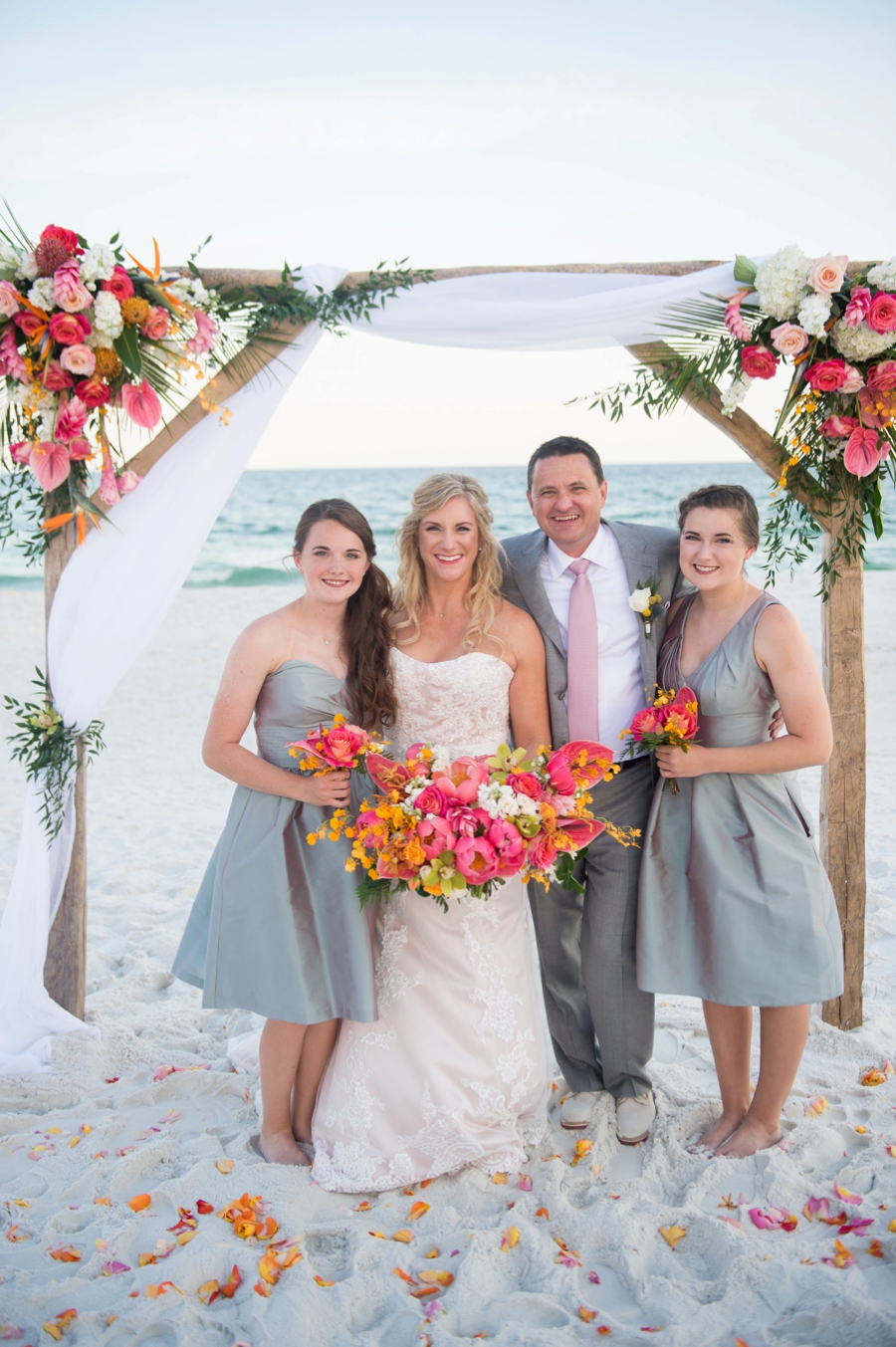 Colorful Caribbean Inspired Destination Wedding via TheELD.com