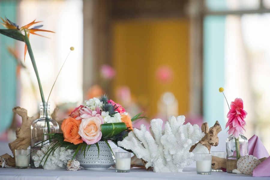 Colorful Caribbean Inspired Destination Wedding via TheELD.com