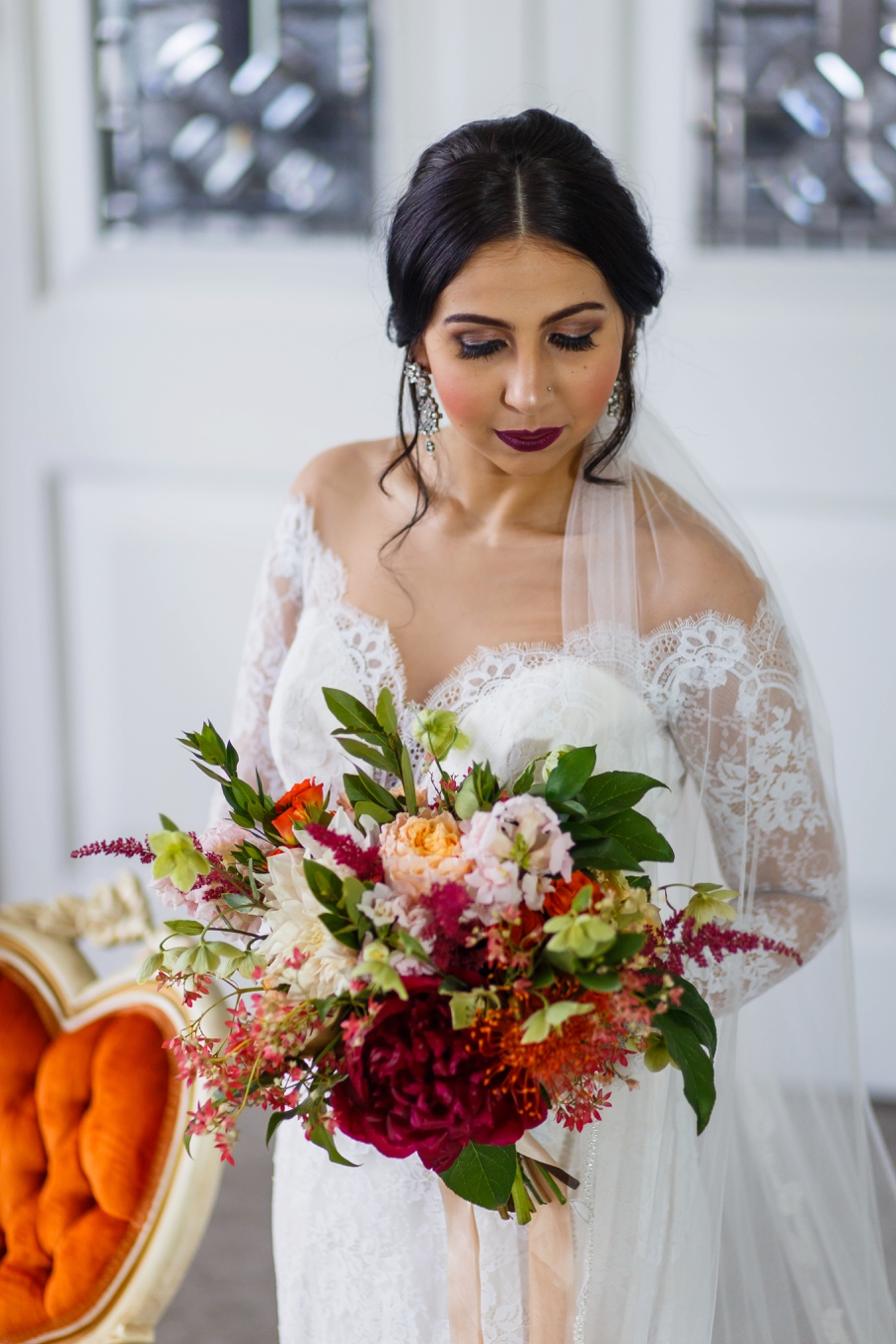 Elegant Berry Inspired Wedding Ideas via TheELD.com