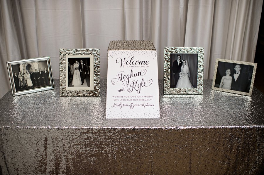 A Silver & White New Years Eve Wedding via TheELD.com