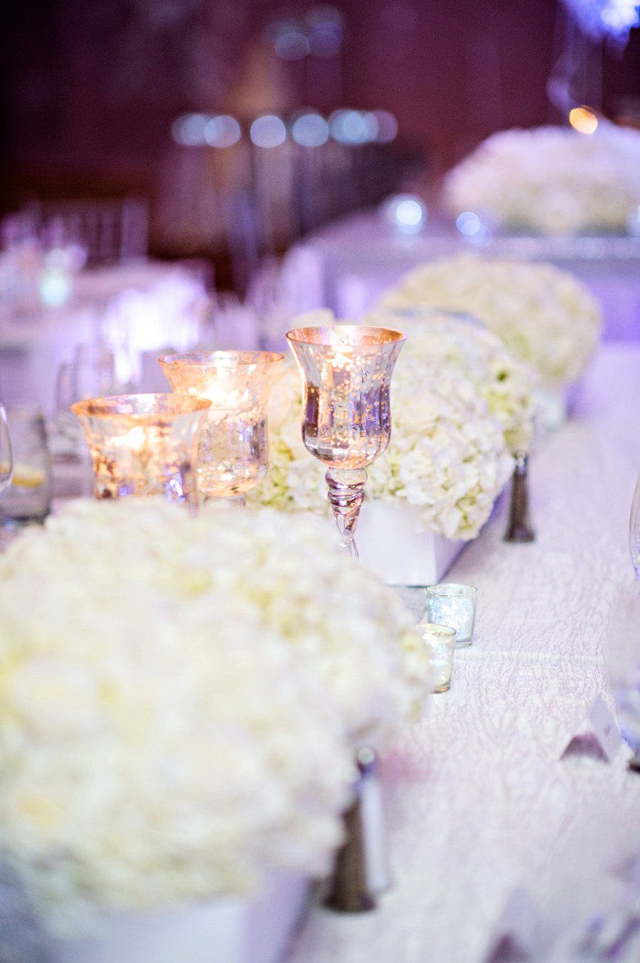 A Silver & White New Years Eve Wedding via TheELD.com