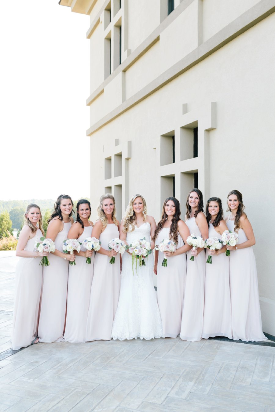 Chic Blush and Silver Industrial Wedding via TheELD.com