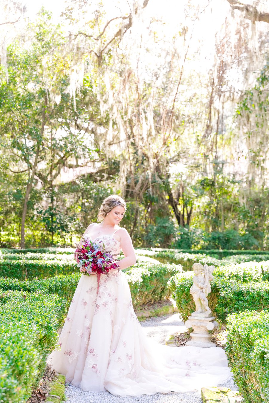 An Elegant Red & Blue Rustic South Carolina Wedding via TheELD.com