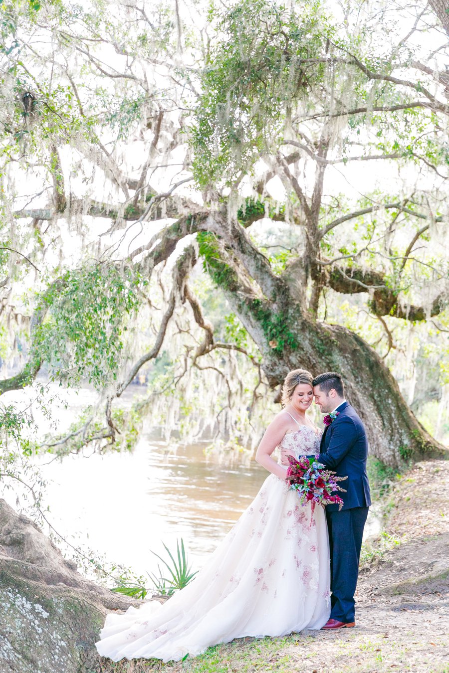 An Elegant Red & Blue Rustic South Carolina Wedding via TheELD.com