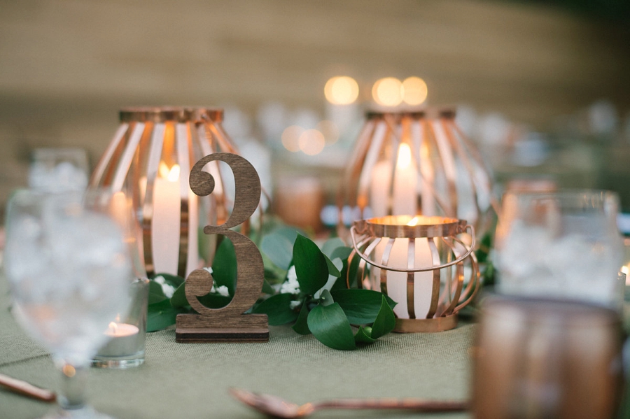 A Modern Copper and Green Holiday Party via TheELD.com