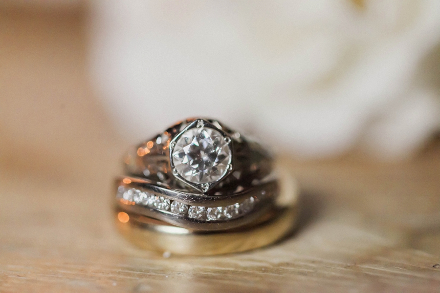 Candlelit White & Gold Boulder Wedding via TheELD.com