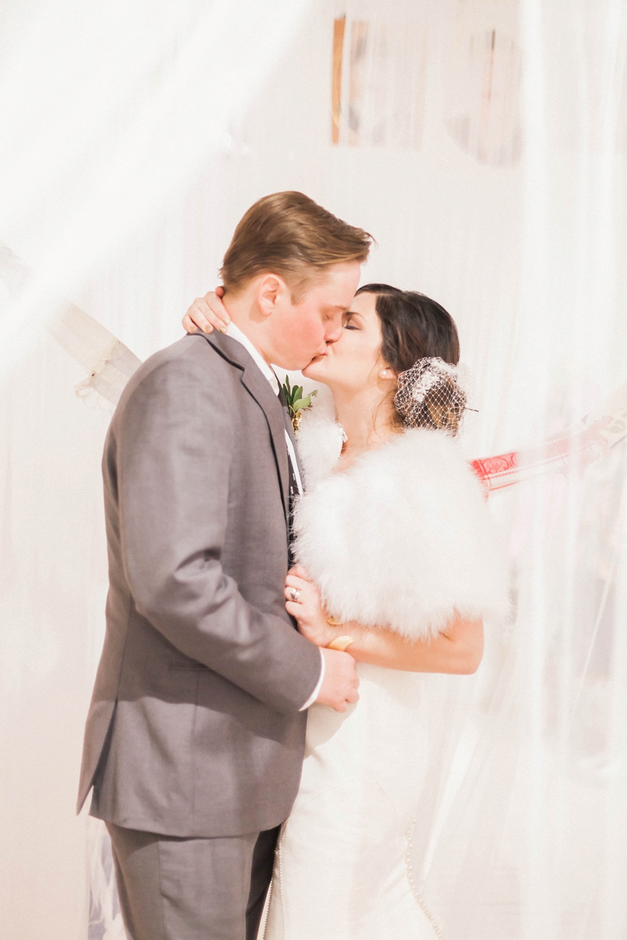 Candlelit White & Gold Boulder Wedding via TheELD.com