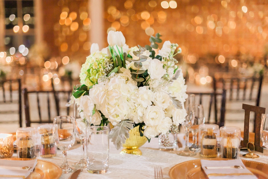 Candlelit White & Gold Boulder Wedding via TheELD.com