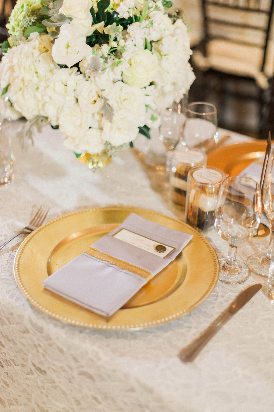 Candlelit White & Gold Boulder Wedding via TheELD.com