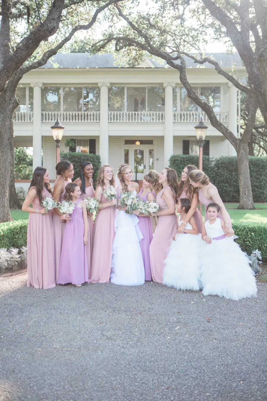 Classic Blush & Lavender Texas Wedding via TheELD.com